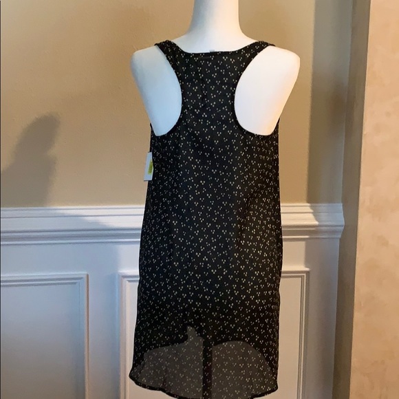 Collective Concepts tunic top - in black and tan print - Picture 4 of 6